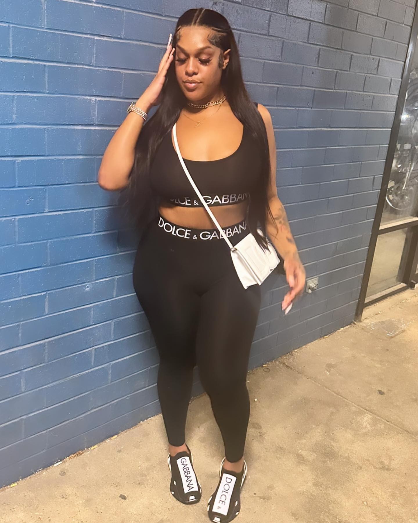 Women summer sports vest and trousers Casual two-piece set