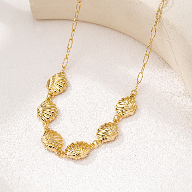 Women Style Ocean Metal Shell Necklace