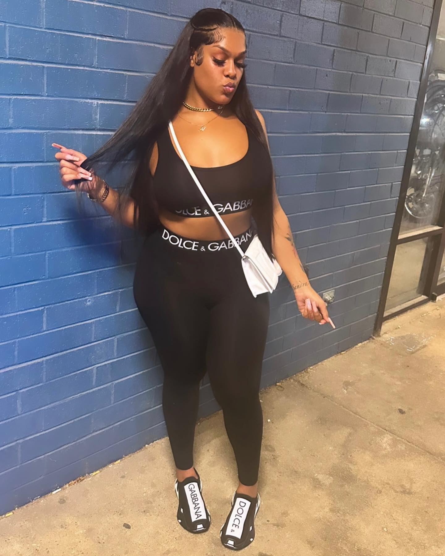 Women summer sports vest and trousers Casual two-piece set