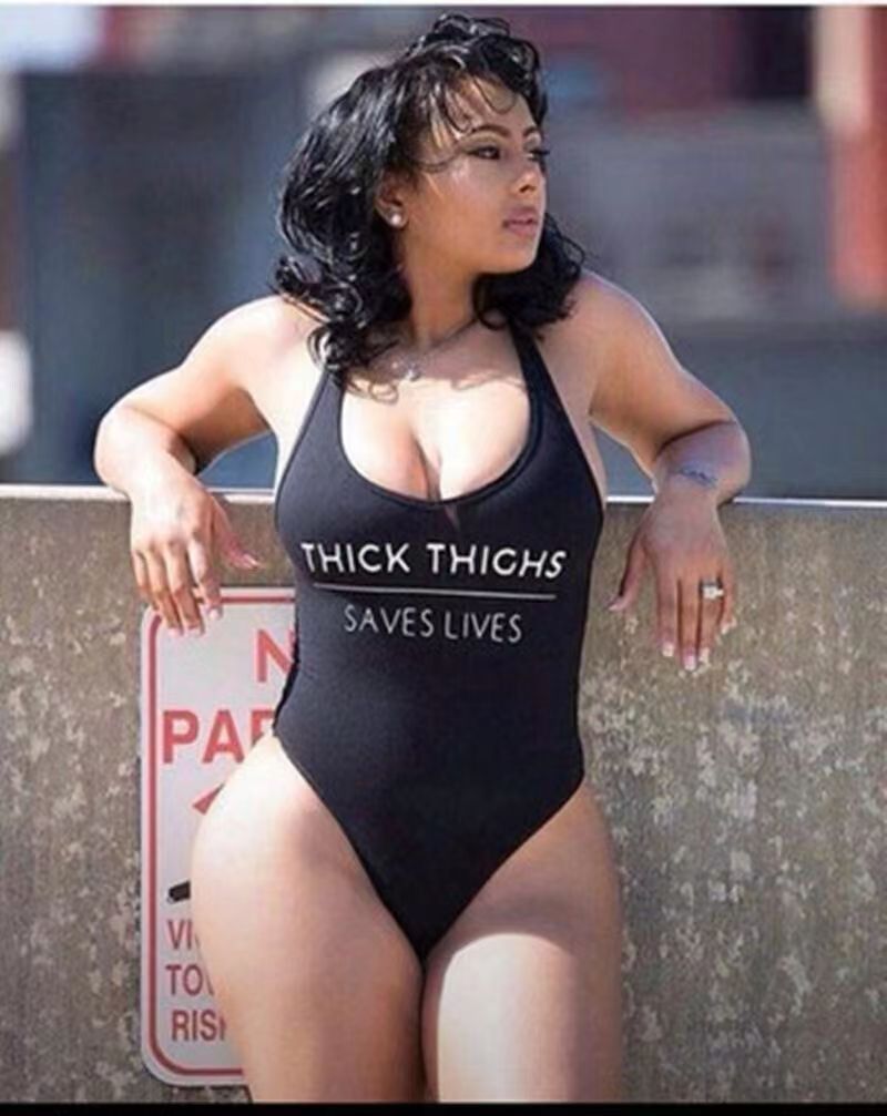 Women Sexy Hollow Backless One-Piece Swimsuit