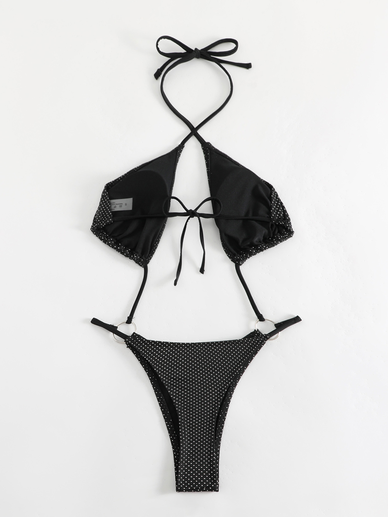 Women'S Solid Color Sexy One-Piece Bikini Swimsuit