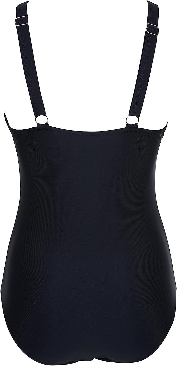 Women Mesh Printed One-piece Swimwear