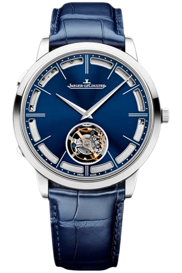 Jaeger-LeCoultre Master Grande Tradition Ref. Q1313581 Super Clone Watch – Moonphase Blue Dial White Gold Fake Replica