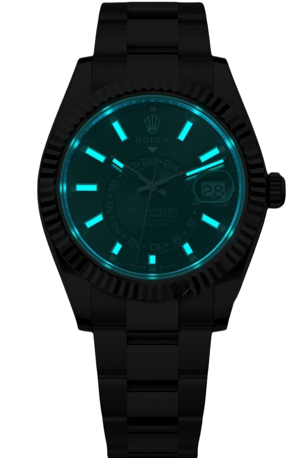 Rolex Sky-Dweller Green Dial Super Clone Swiss ReplicaWatch  Oyster Bracelet Ref 336934 9002 Swiss Movement