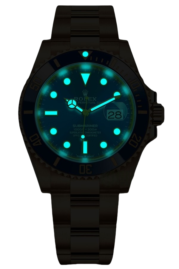 Rolex Submariner Blue DialSuper Clone Swiss ReplicaWatch  18k Gold Ref 126618LB 3235 SwissMovement