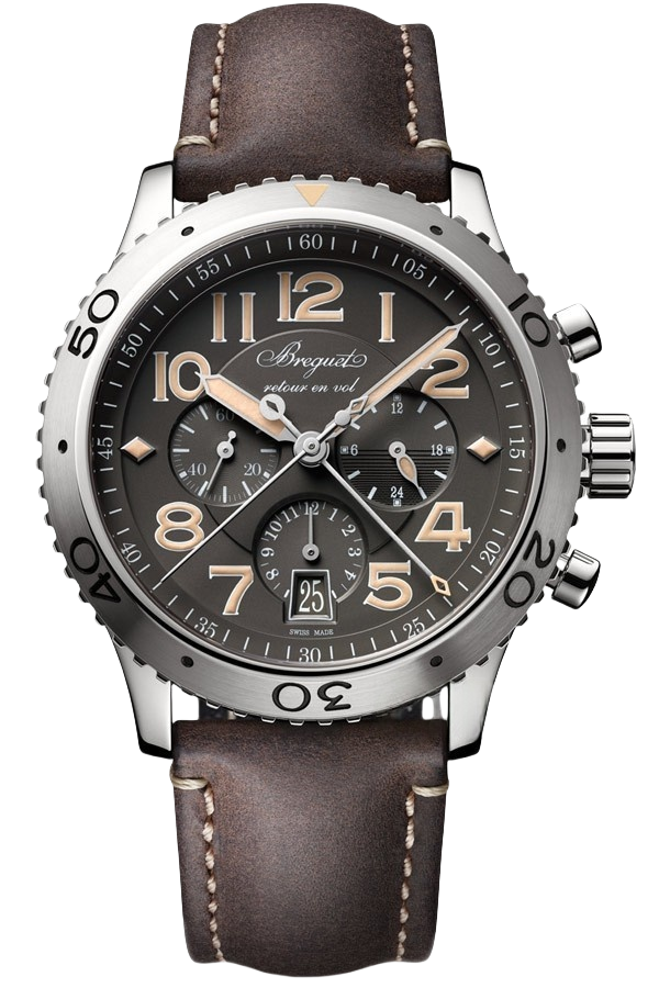 Breguet Type XX Ref. 3817ST/X2/3ZU Super Clone Watch – Stainless Steel Chronograph Black Dial Fake Replica