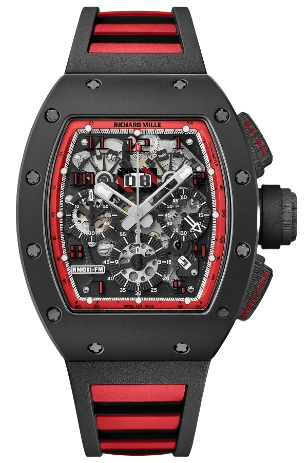 Richard Mille RM 011 Brown Ceramic Super Clone Watch – Racing Chronograph Fake RM