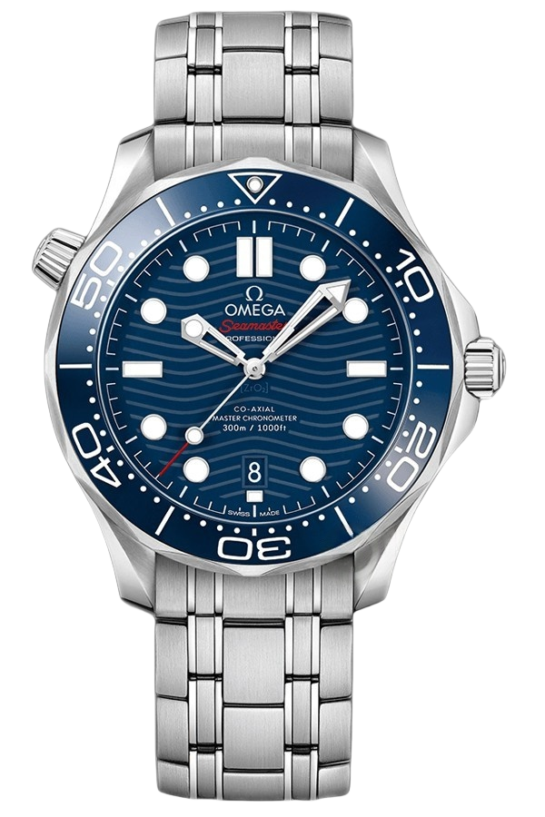 Omega Seamaster Men Automatic Blue Dial Stainless Steel Super Clone Replica Watch – Ref. O210.30.42.20.03.001