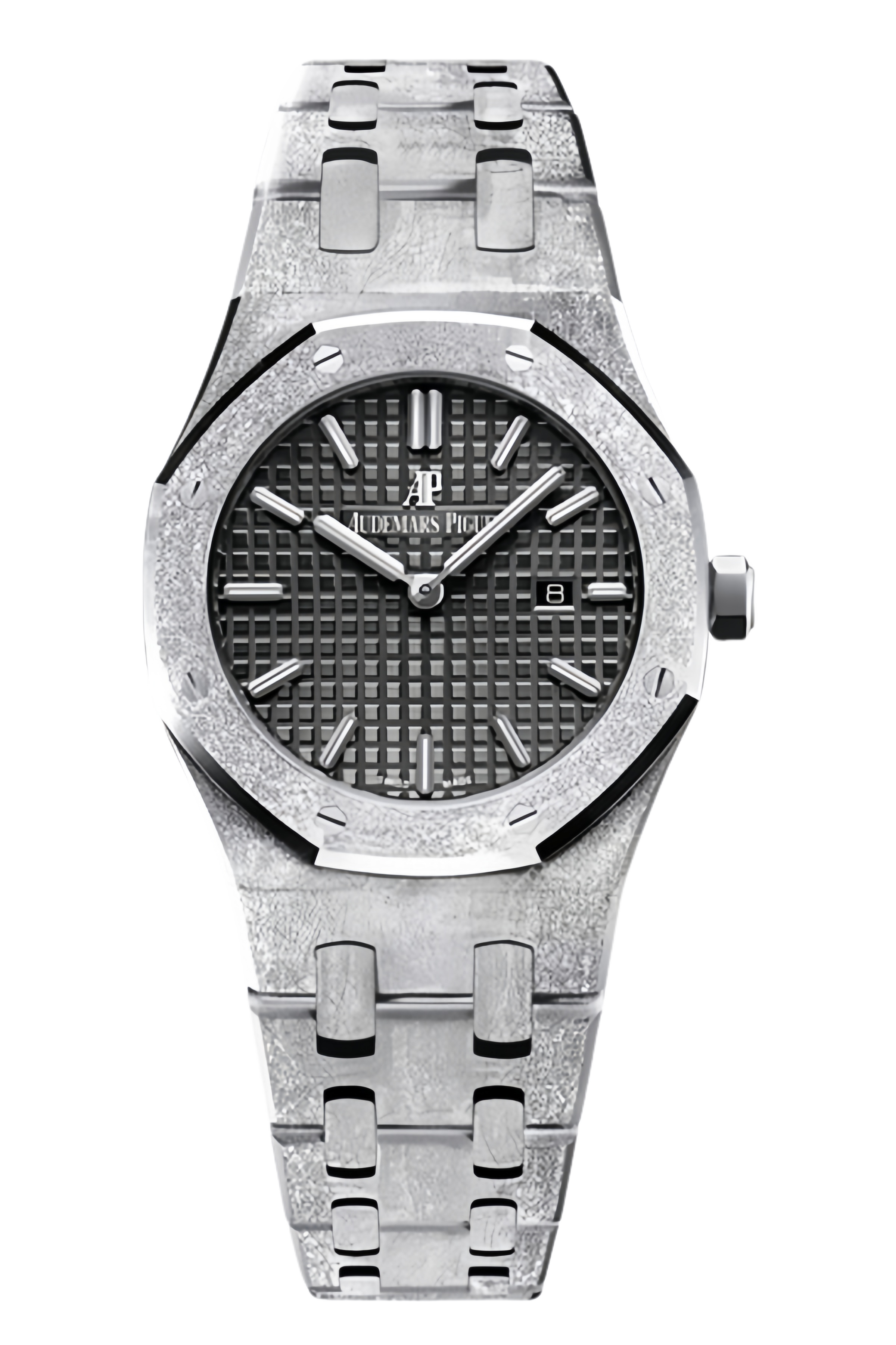 Audemars Piguet Royal Oak Frosted Gold Ref. 67653BC.GG.1263BC.02 33mm White Gold Super Clone