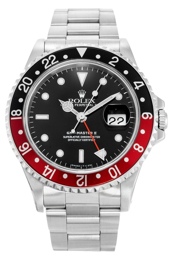 Rolex GMT-Master II Coke Bezel Super Clone Swiss Replica Watch Ref 16710 Red-Black Bezel