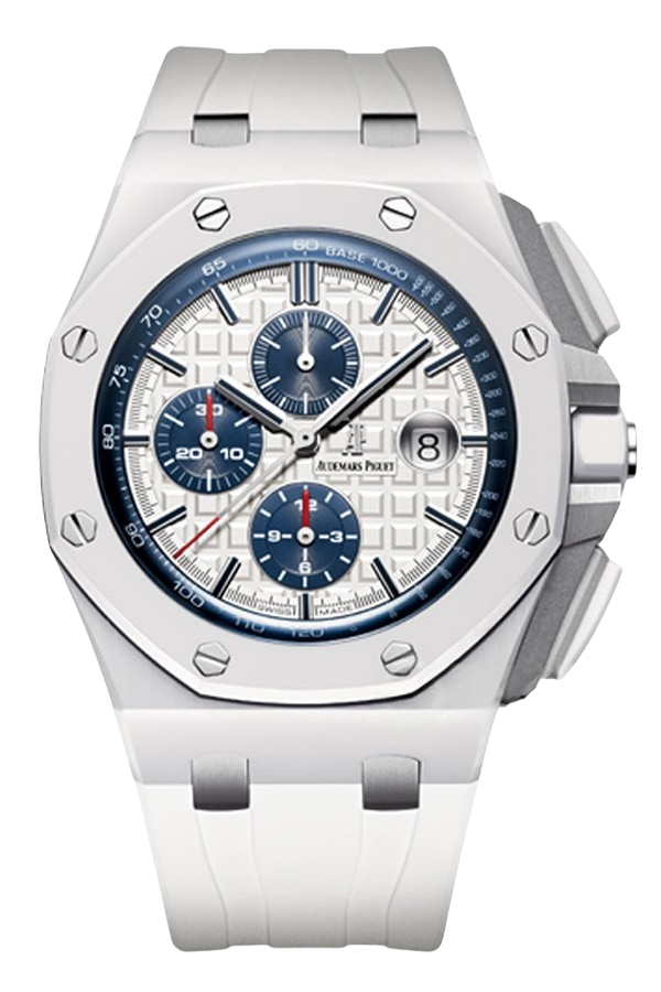 Audemars Piguet Royal Oak Offshore 26402CB.OO.A010CA.01 Super Clone Watch – White Ceramic Chronograph Replica