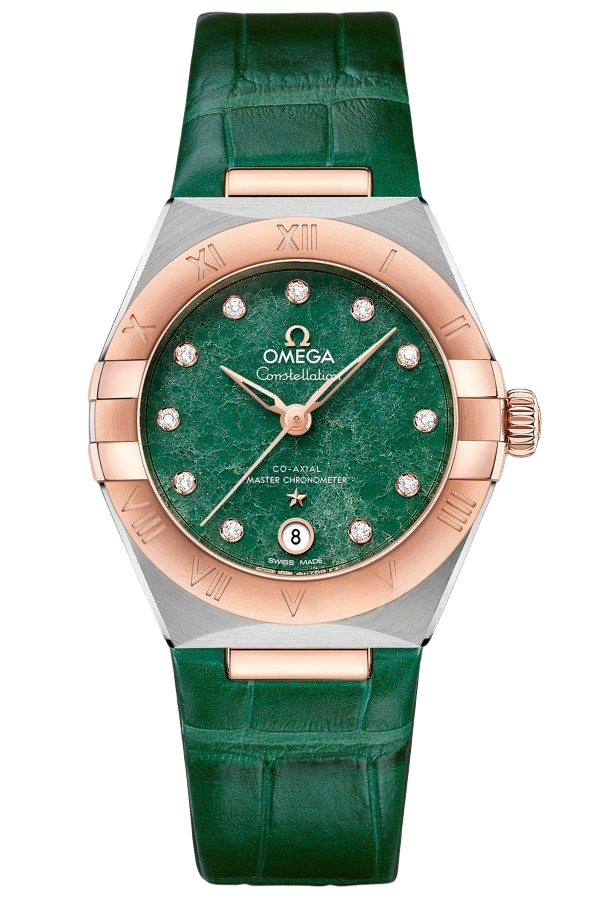 Omega Constellation Ref. 131.23.29.20.99.001 Super Clone Watch – Mother of Pearl Dial Rose Gold Stainless Steel Bracelet Fake Replica