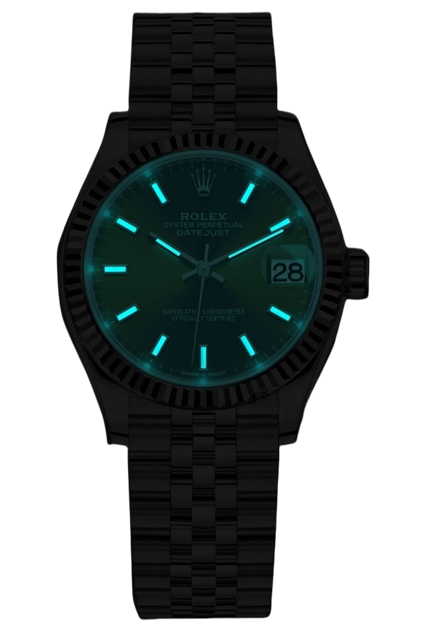 Rolex Datejust 31mm Super Clone Swiss Watch Stainless Steel Jubilee Bracelet Mint Green Dial Ref M278274-0018-2236 Swiss Movement