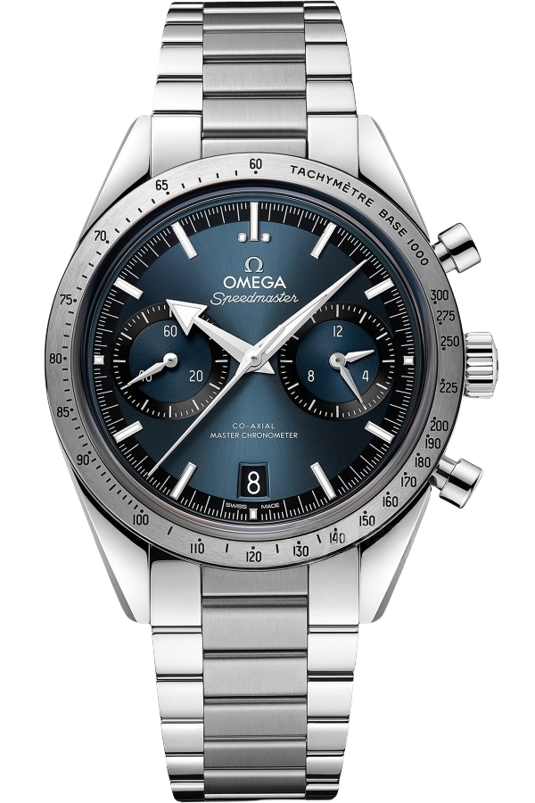 Omega Speedmaster Chronoscope Ref. 332.10.41.51.03.001 Super Clone Watch – Blue Dial Steel Fake Replica