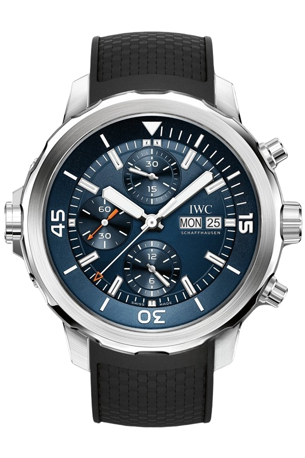 IWC Aquatimer Ref. IW376805 Super Clone Watch – Stainless Steel Black Dial “Jacques-Yves Cousteau Expedition” Special Edition Fake Replica
