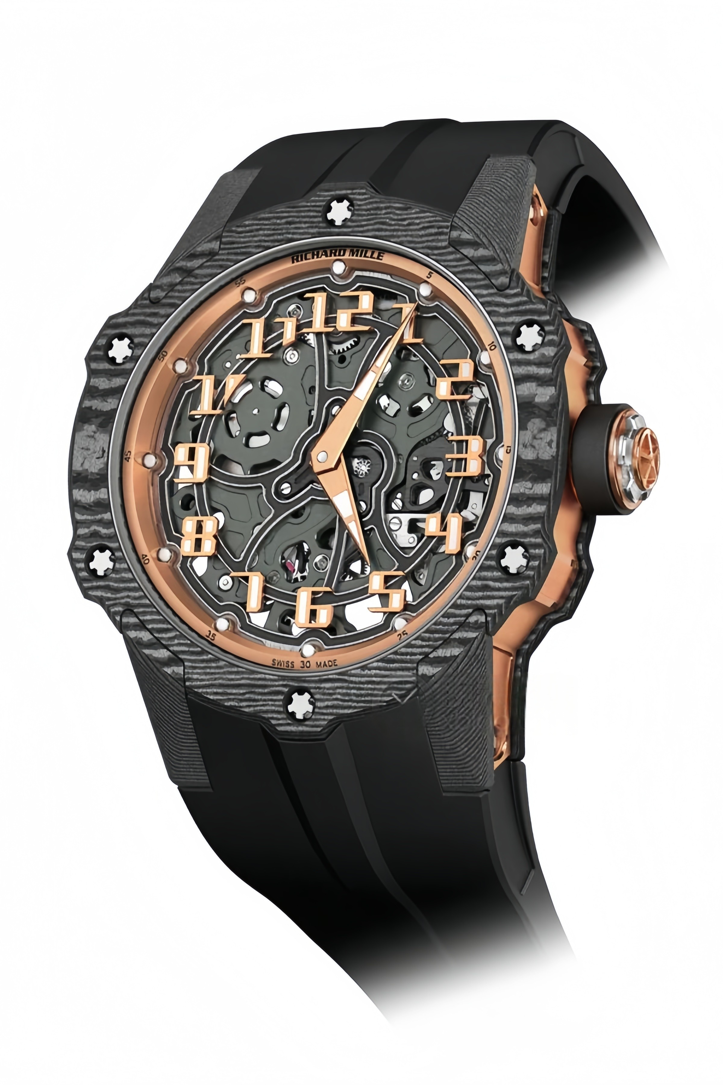Richard Mille RM 33-02 Super Clone Watch – Carbon TPT Case Automatic Skeleton Dial Replica