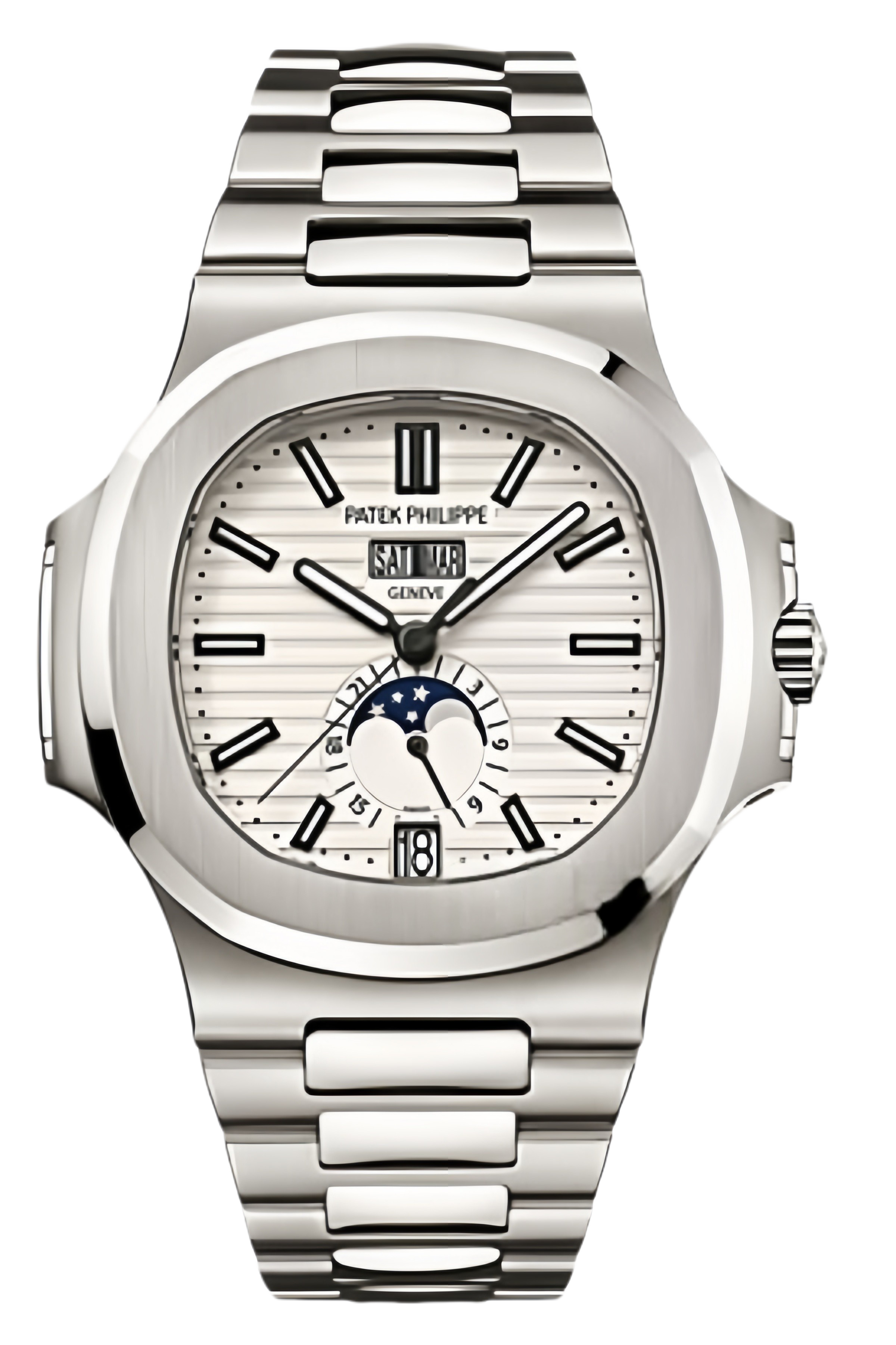 Patek Philippe Nautilus Ref. 5726/1A-010 Super Clone Watch – Gray Dial Stainless Steel Annual Calendar Fake Replica