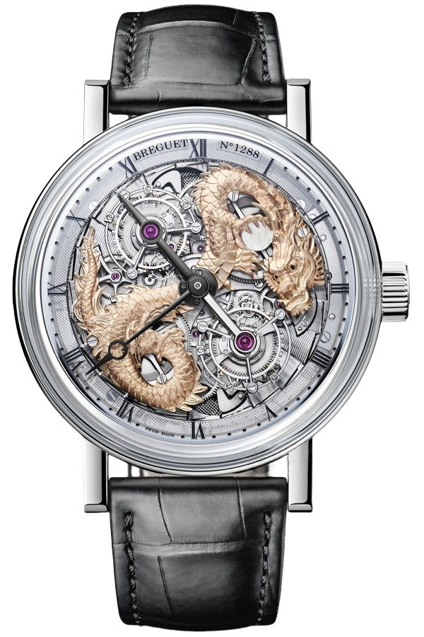 Breguet Classique Double Tourbillon Ref. 5345PT/1S/9XU 05 Super Clone Watch – Skeleton Dial Platinum Case Fake Replica