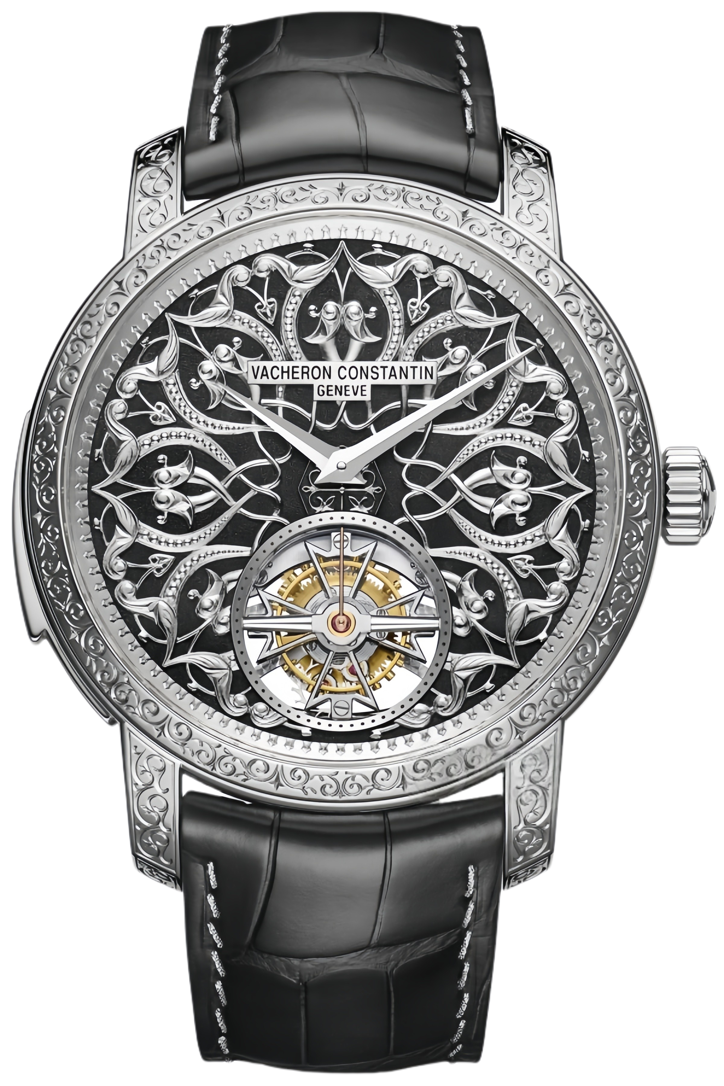 Vacheron Constantin Les Cabinotiers Ref. 6650C/000G-084C Super Clone Watch – White Gold Case Blue Guilloché Dial Swiss Replica