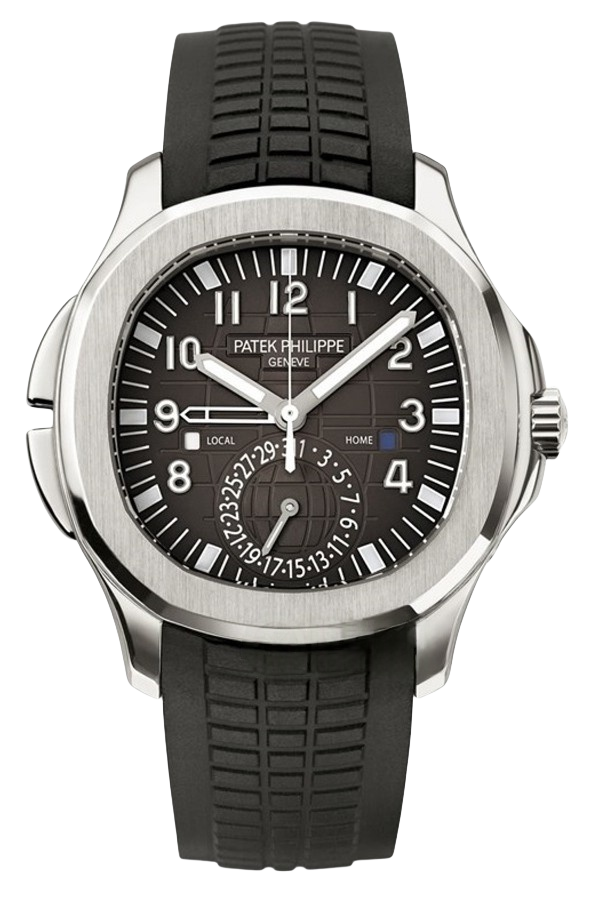 Patek Philippe Aquanaut Ref. 5164A-001 Super Clone Watch – Stainless Steel Black Dial Travel Time Fake Replica
