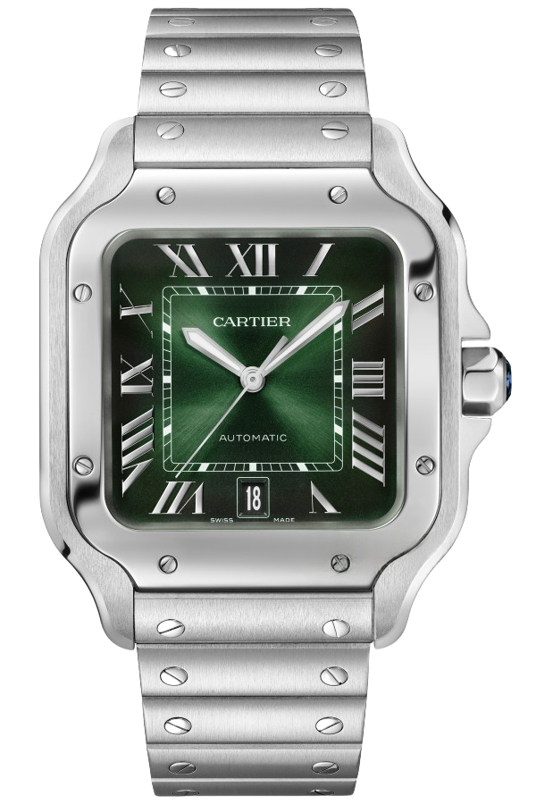 Cartier Santos Ref. WSSA0062 Super Clone Watch – Pink Dial Stainless Steel Fake Replica