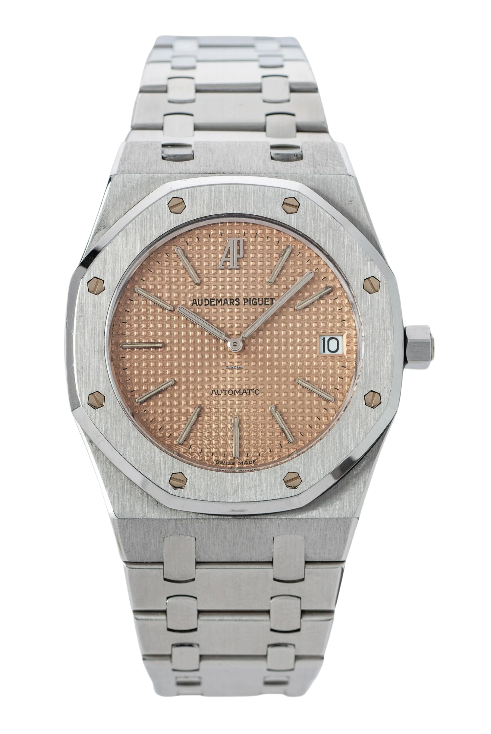 Audemars Piguet Royal Oak Jumbo 14802ST.OO.0944ST.02 Super Clone Watch – Salmon Dial Extra-Thin Steel Replica