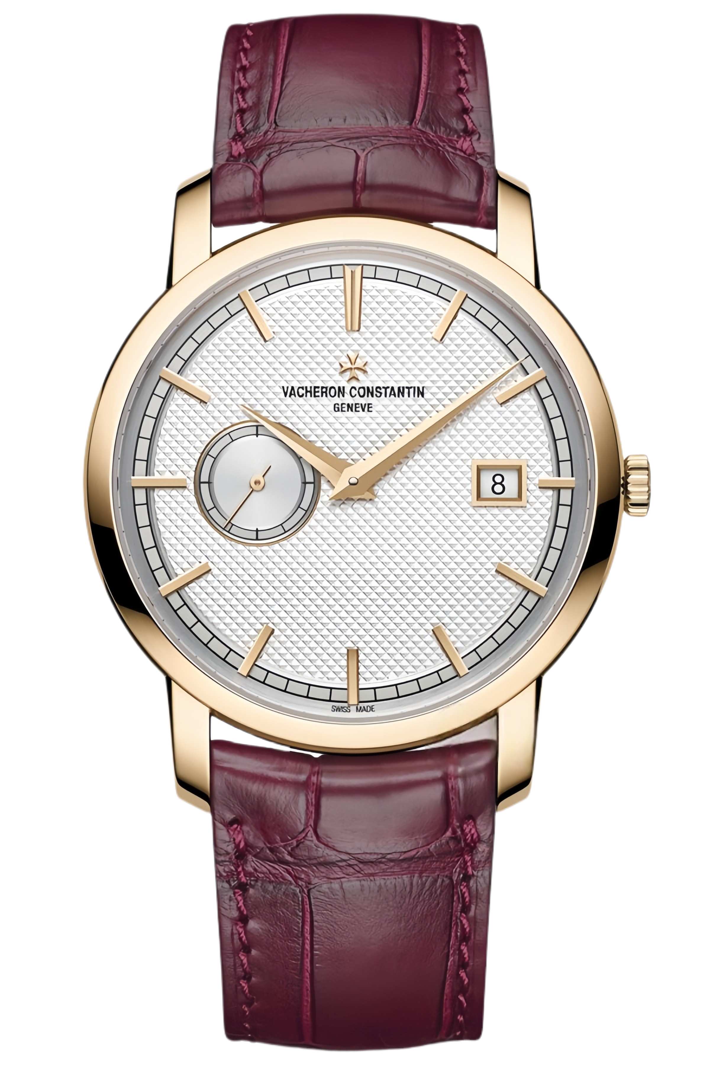Vacheron Constantin Patrimony Ref. 87172/000R-B690 Super Clone Watch – Rose Gold Case White Dial Replica