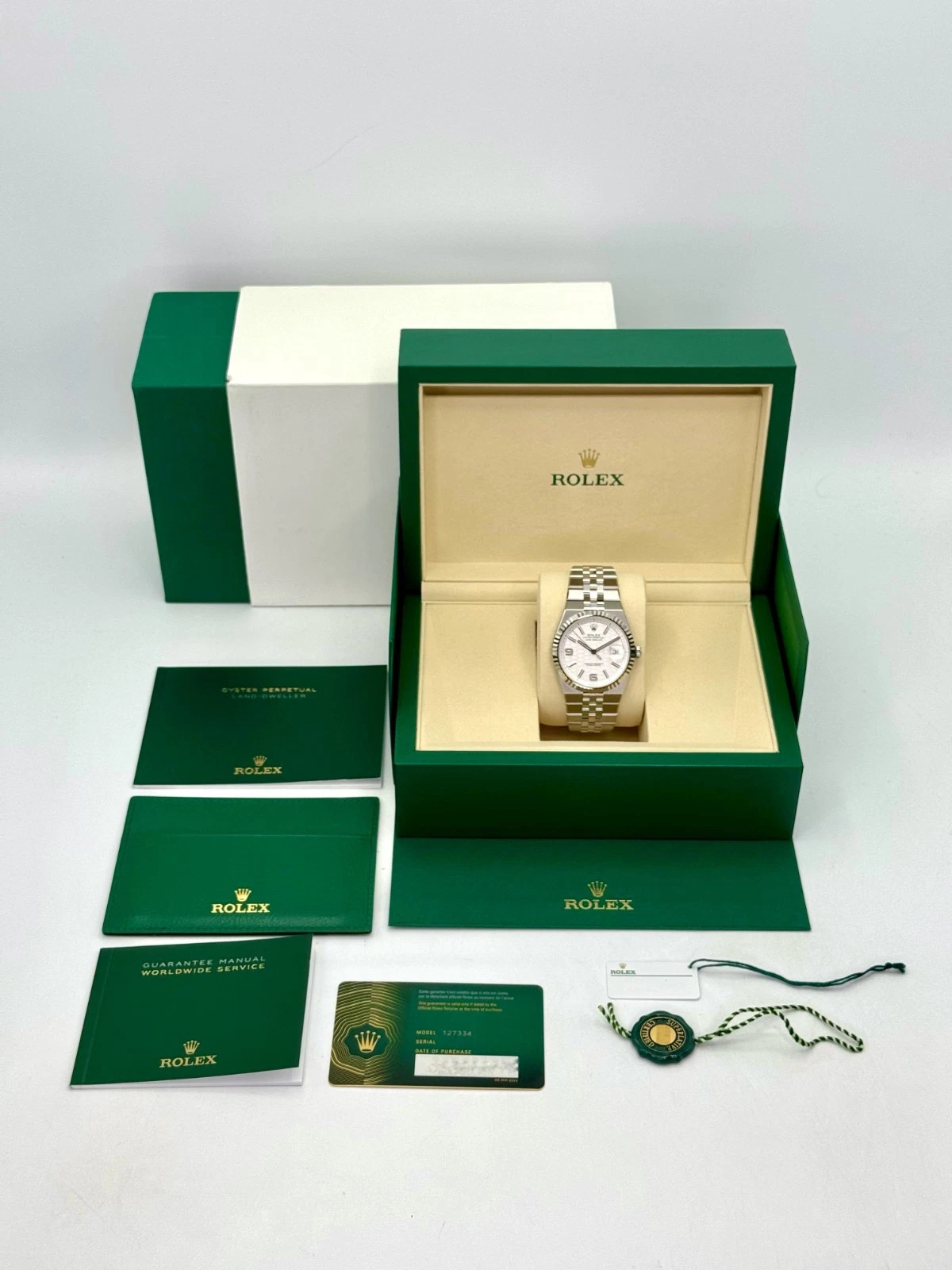 Rolex Land-Dweller 40mm M127334-0001 Super Clone Watch �C Oyster Steel White Dial Replica