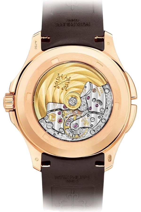 Patek Philippe Aquanaut Ref. 5164R-001 Super Clone Watch – Rose Gold Brown Dial Travel Time Fake Replica