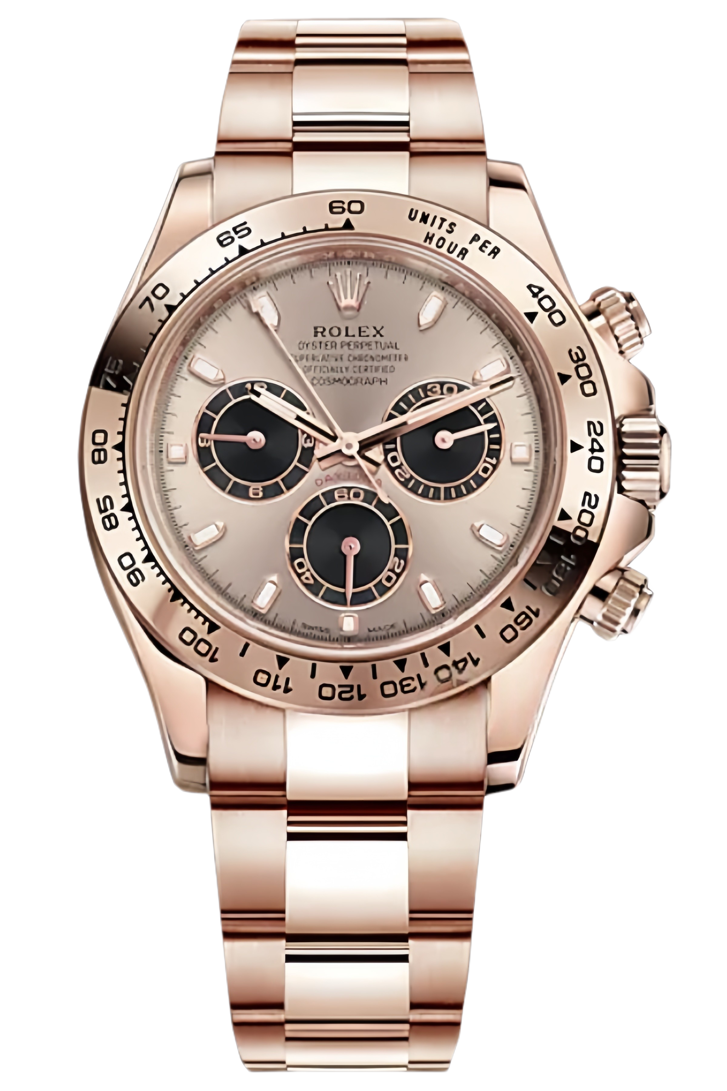 Rolex Daytona M116505-0016 Super Clone �C Black Sunburst Dial & Everose Gold Case