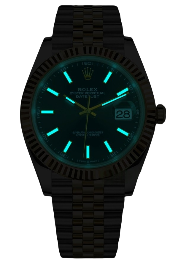 Rolex Datejust 41mm Super CloneSwiss Replica Watch Two Tone JubileeBracelet Black DialRef 126333-0014-3235Swiss Movement