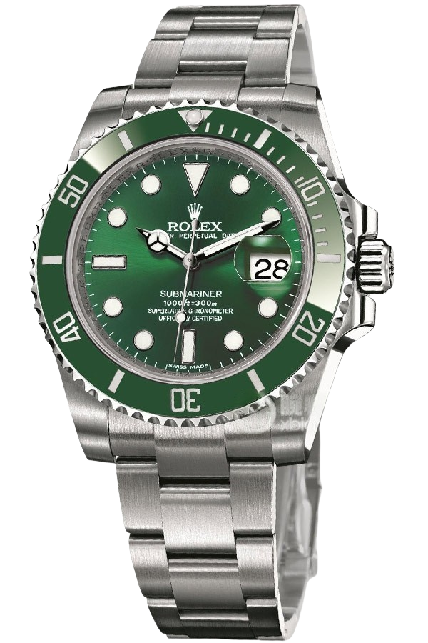 Rolex Submariner Green Dial Super Clone Swiss Replica Watch ��Hulk�� Ref 116610LV-0002 Oystersteel Bracelet