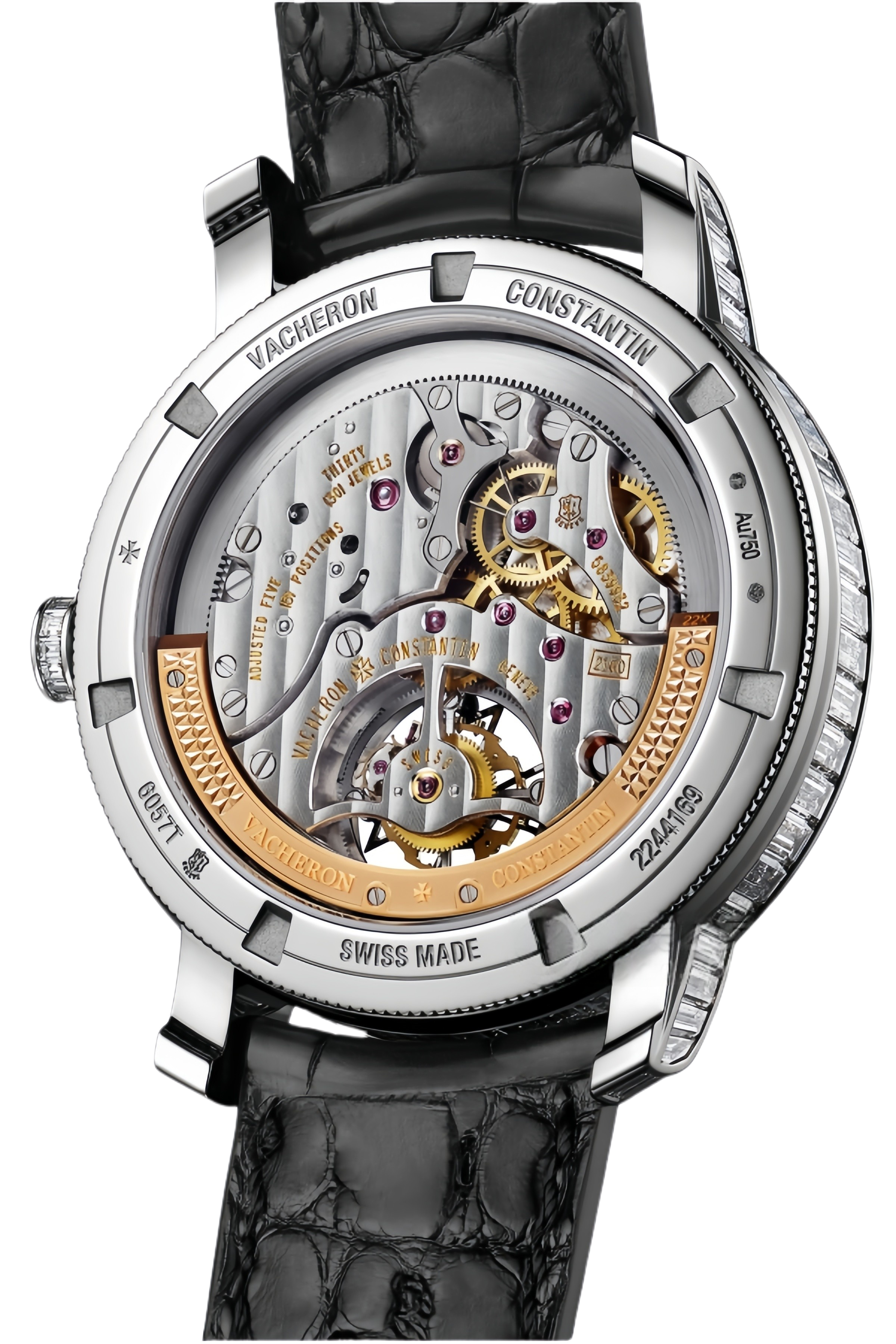 Vacheron Constantin Patrimony Ref. 6057T/000G-H067 Super Clone Watch – White Gold Case Silvered Opaline Dial Replica