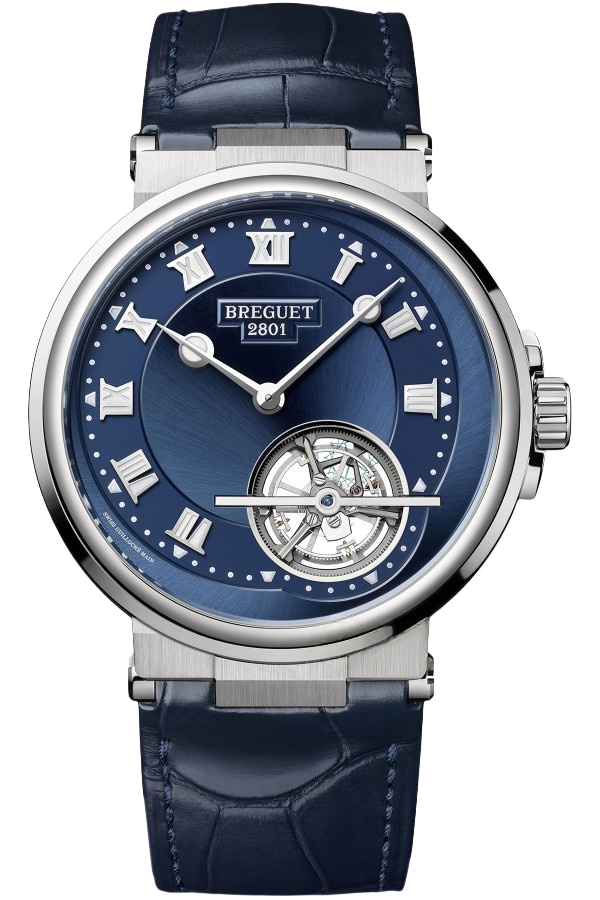 Breguet Marine Ref. 5577PT/Y2/9WV Super Clone Watch – Platinum Blue Dial Ultra-Thin Fake Replica
