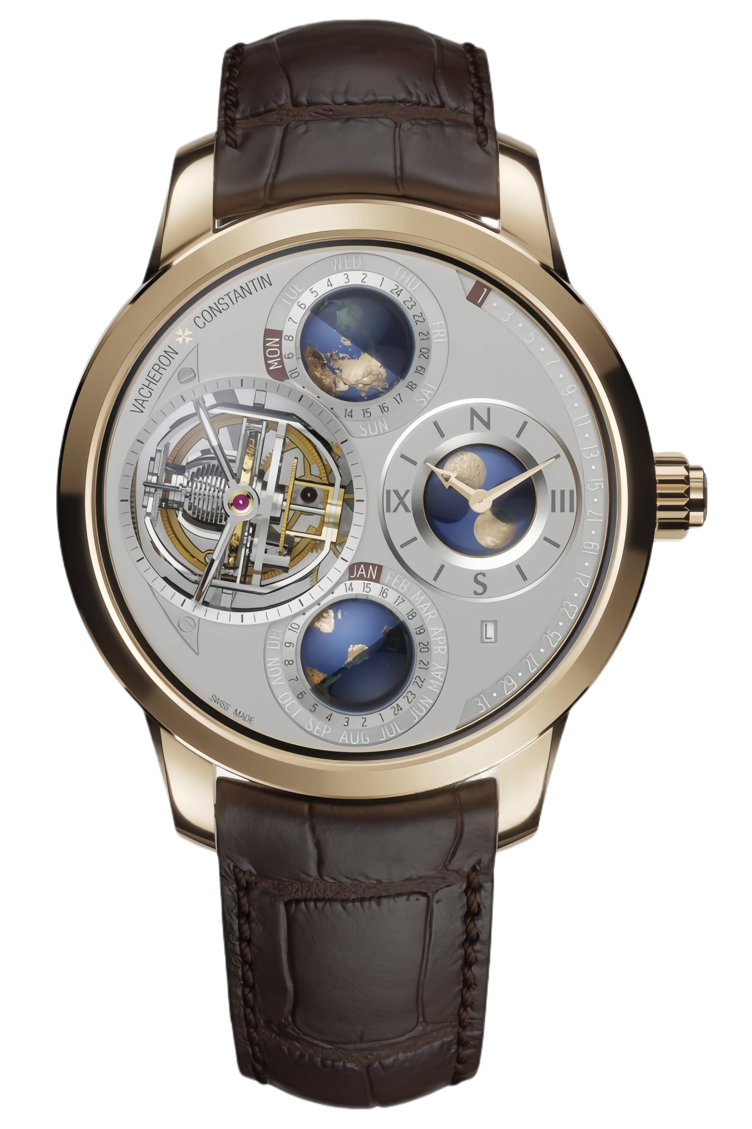 Vacheron Constantin Les Cabinotiers Ref. 9820C/000R-B707 Super Clone Watch – Rose Gold Case Celestial Sky Dial Astronomical Swiss Replica