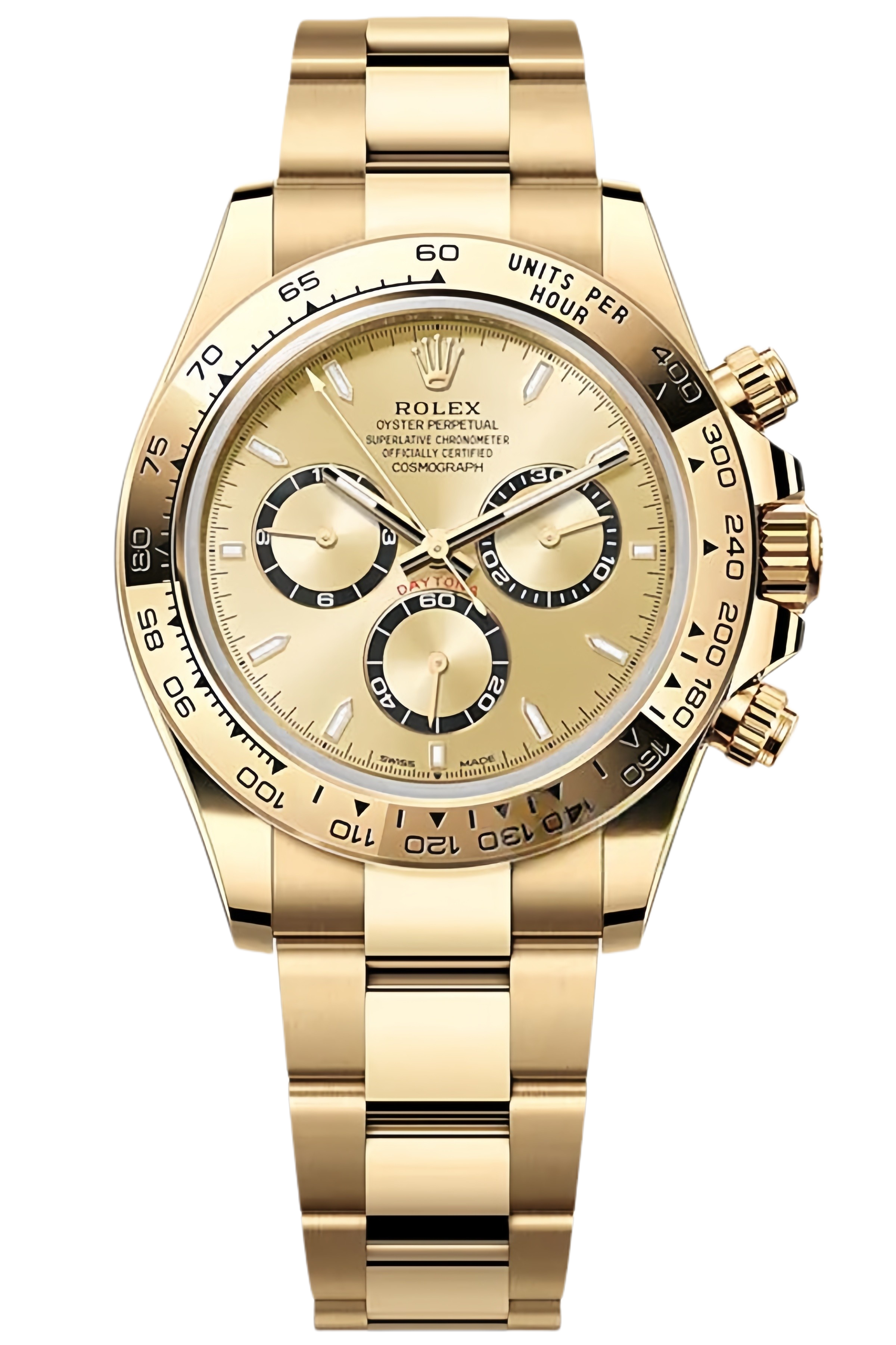 Rolex Daytona M126508-0005 Super Clone �C Ice Blue Dial Yellow Gold Swiss Replica Watch