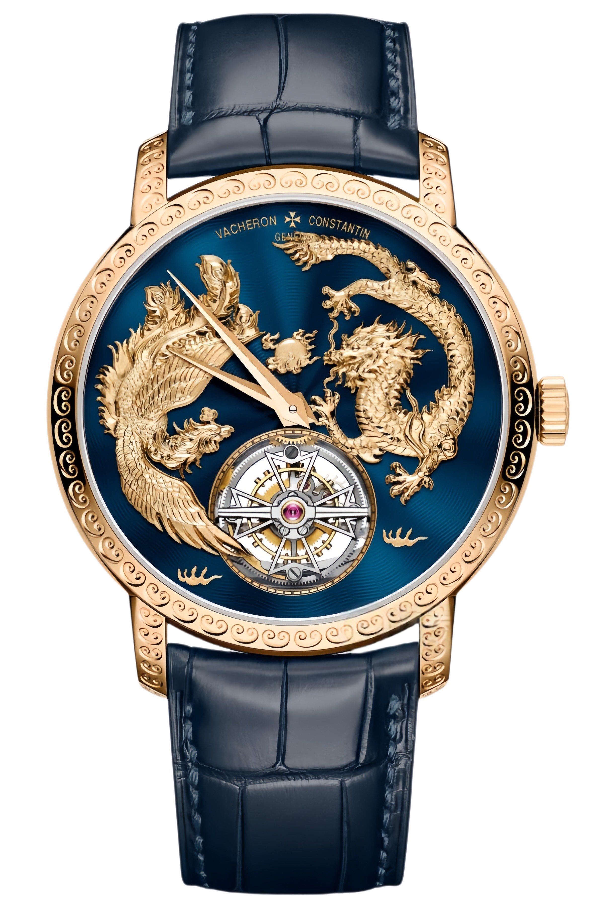 Vacheron Constantin Traditionnelle Ref. 6040T/000R-B960 Super Clone Watch – Rose Gold Case Silver Opaline Dial Swiss Replica