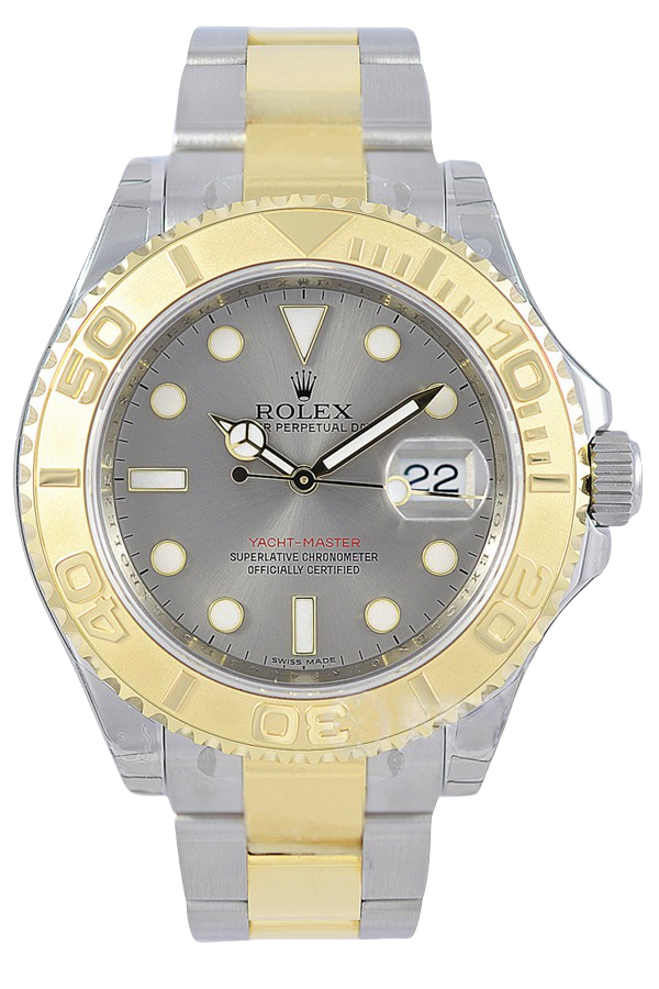 Rolex Yacht-Master 40 Silver-Grey Dial Two-Tone Everose Gold & Stainless Steel Super Clone Swiss Replica Watch Ref 16623-78763