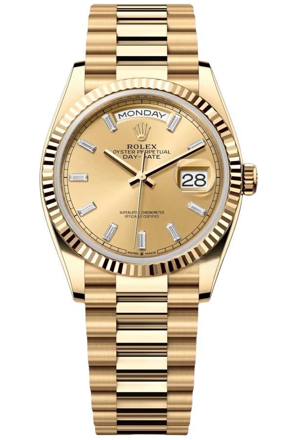 Rolex Day-Date Super Clone Swiss Replica Watch Ref M128238-0132 3255 Swiss Movement