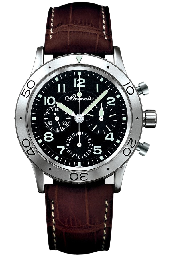 Breguet Type XX Ref. 3800ST/92/9W6 Super Clone Watch – Stainless Steel Chronograph Black Dial Fake Replica