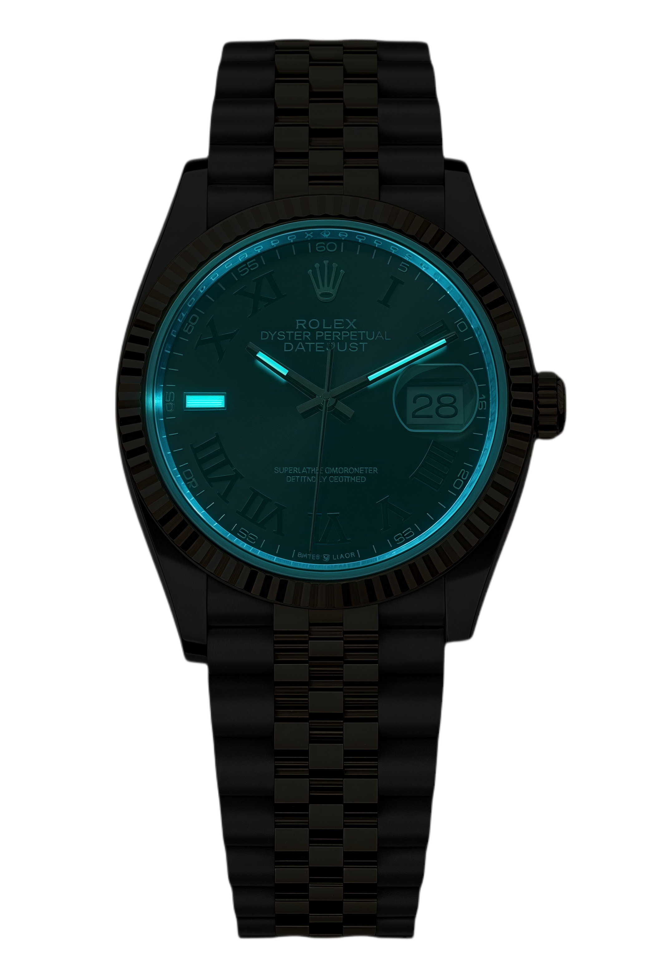 Rolex Datejust 36mm Super Clone Swiss Watch Yellow Rolesor Jubilee Bracelet White Mother of Pearl Dial Ref M126333-0020-3235 Swiss Movement