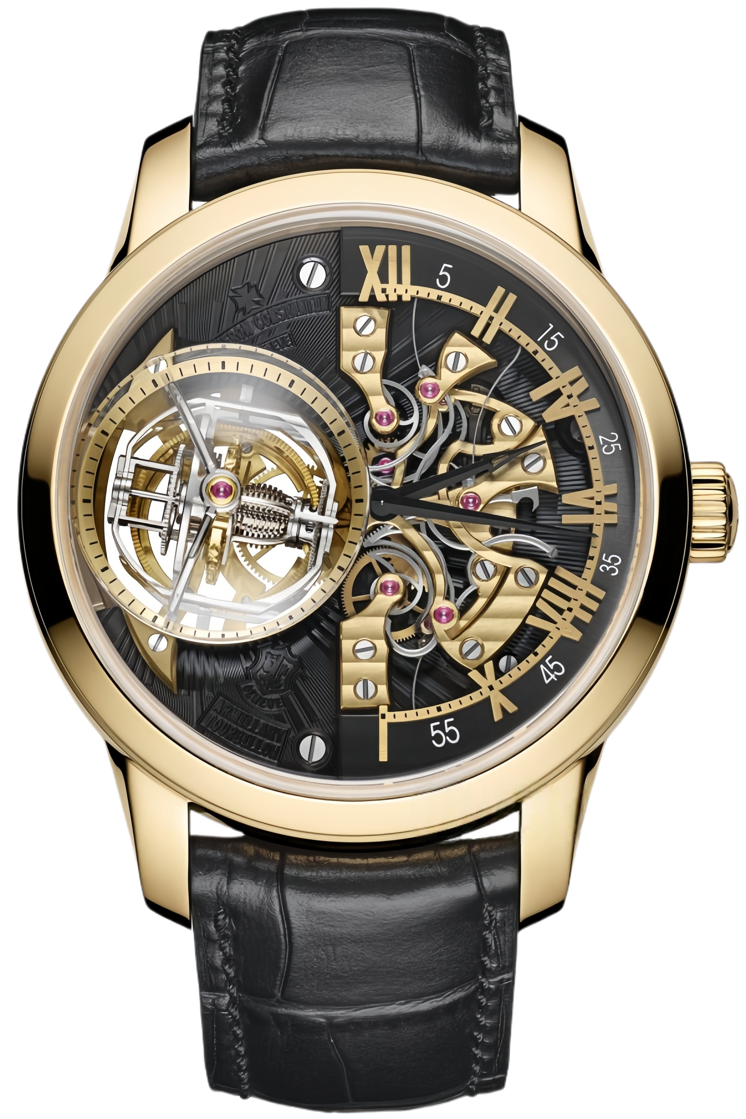 Vacheron Constantin Les Cabinotiers Ref. 9860C/000J-090C Super Clone Watch – Yellow Gold Case Artistic Enamel Dial Swiss Replica