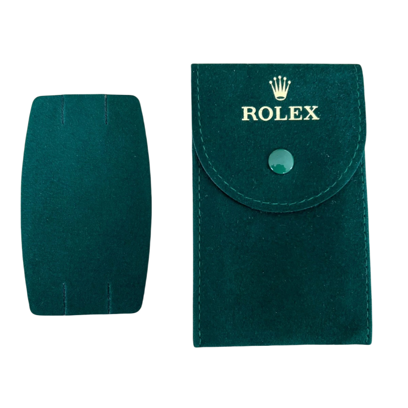 Rolex Travel Watch Case – Premium Green Pouch for Secure Storage (Ref. 4447844.8064)