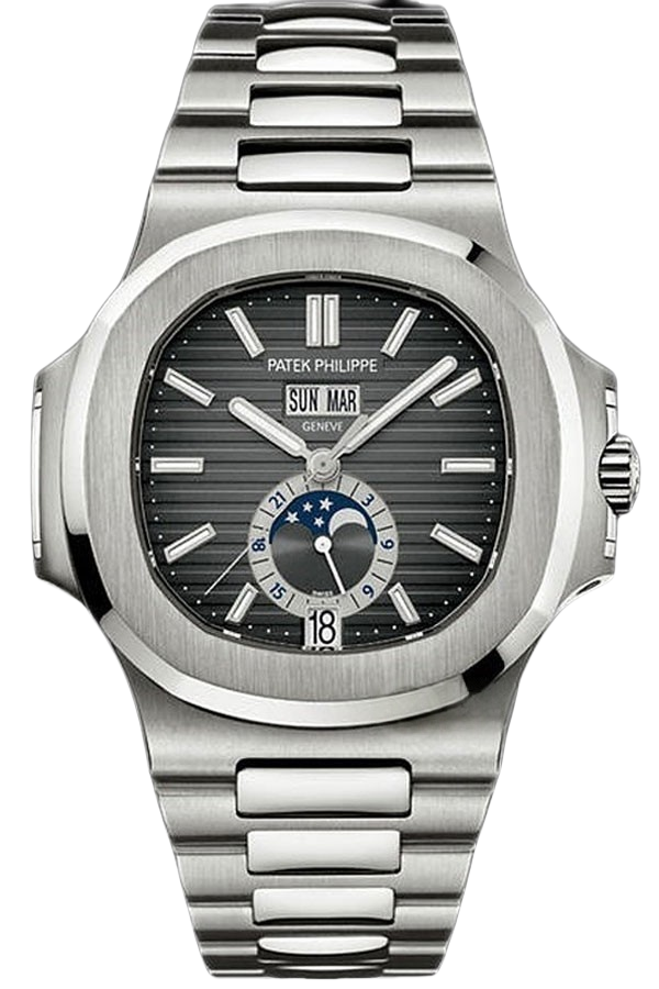 Patek Philippe Nautilus Ref. 5726/1A-001 Super Clone Watch – Blue Dial Stainless Steel Annual Calendar Fake Replica