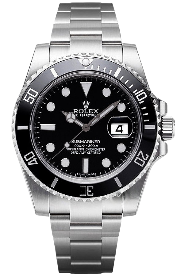 Rolex Submariner Black Dial Super Clone Swiss Replica Watch ��Black Sub�� Ref M116610LN-0001 Oystersteel Bracelet
