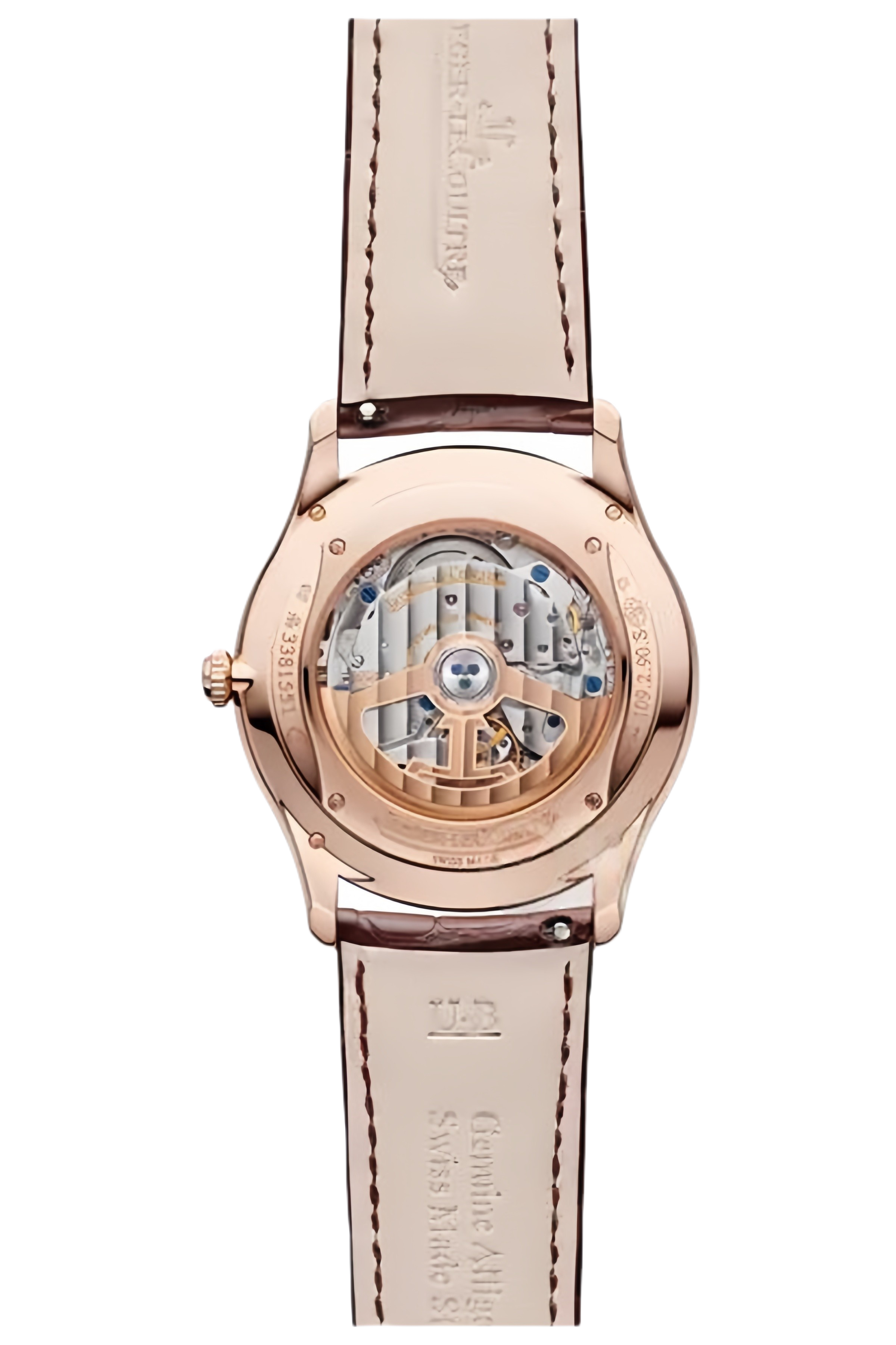 Jaeger-LeCoultre Master Ultra Thin Ref. 1212510 Super Clone Watch – Silver Dial Rose Gold Case Black Leather Strap Replica