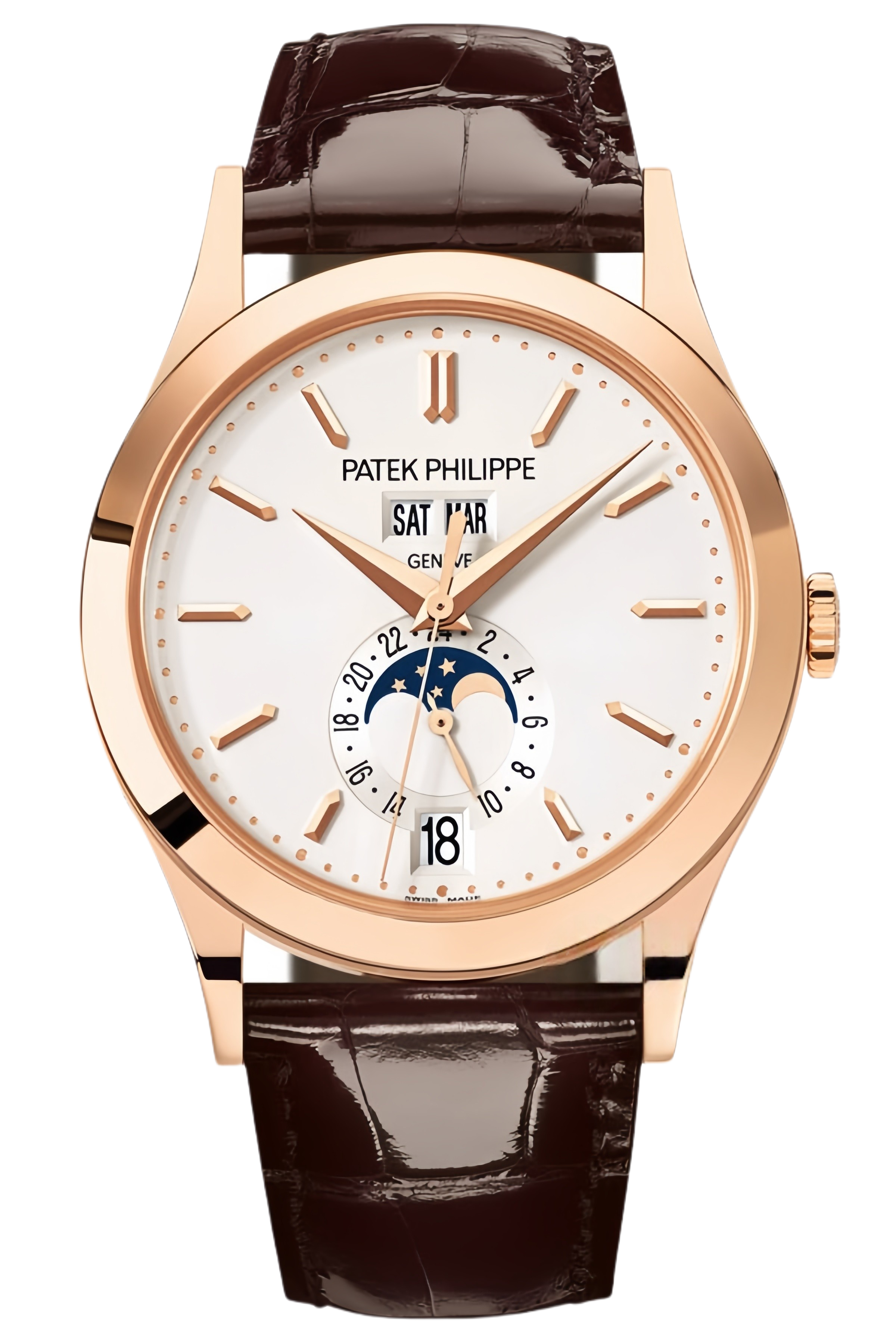 Patek Philippe Complications Ref. 5396R-011 Super Clone Watch – Rose Gold Blue Dial Fake Replica