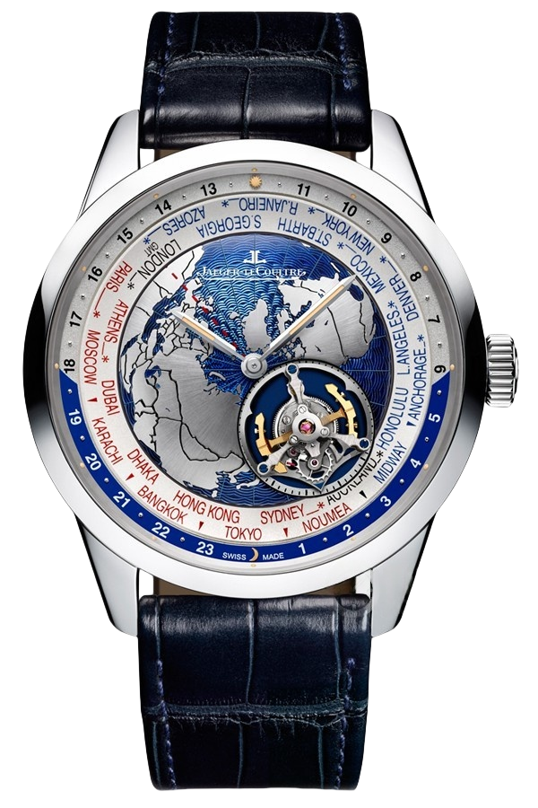 Jaeger-LeCoultre Geophysic True Second Ref. 8126420 Super Clone Watch – Black Dial Stainless Steel Fake Replica