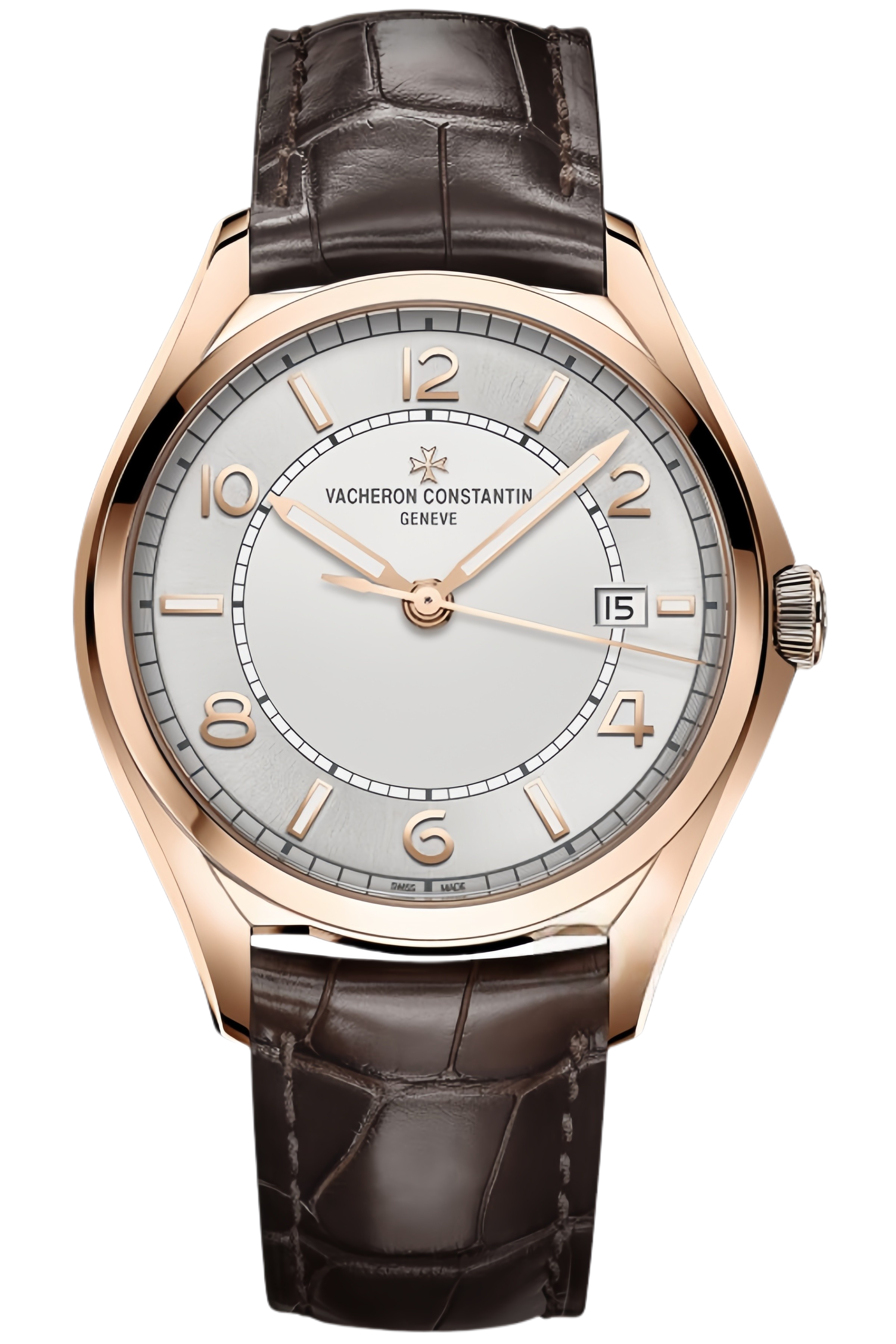 Vacheron Constantin Fiftysix Ref. 4600E/000R-B441 Super Clone Watch – Rose Gold Silver Dial Fake Replica