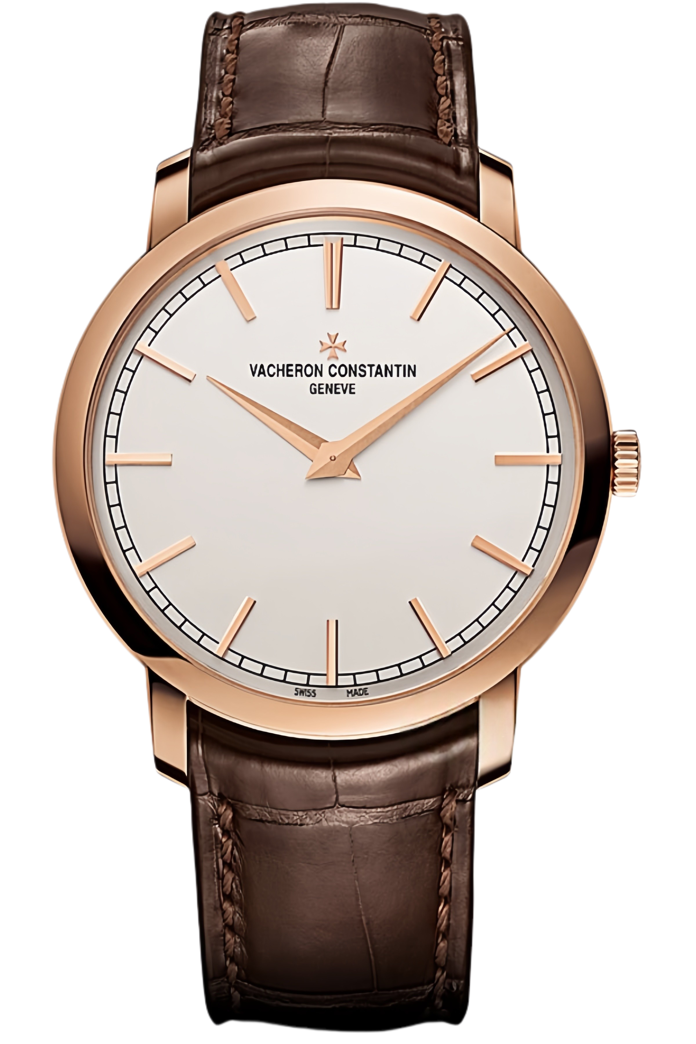 Vacheron Constantin Patrimony Ref. 43075/000R-9737 Super Clone Watch – Rose Gold Case Silver Dial Replica